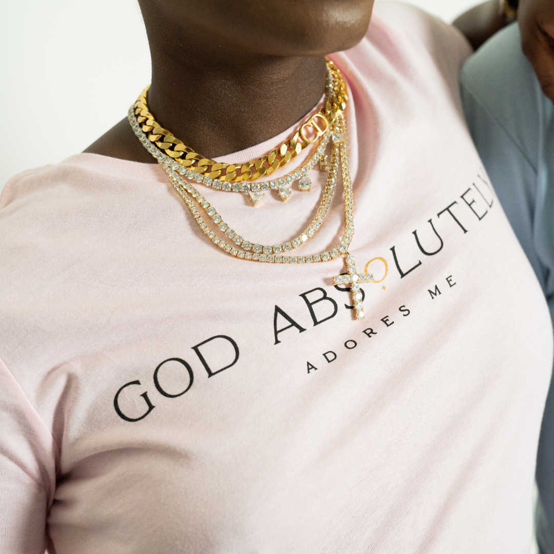 PRETTY IN PINK | FAITH TSHIRT