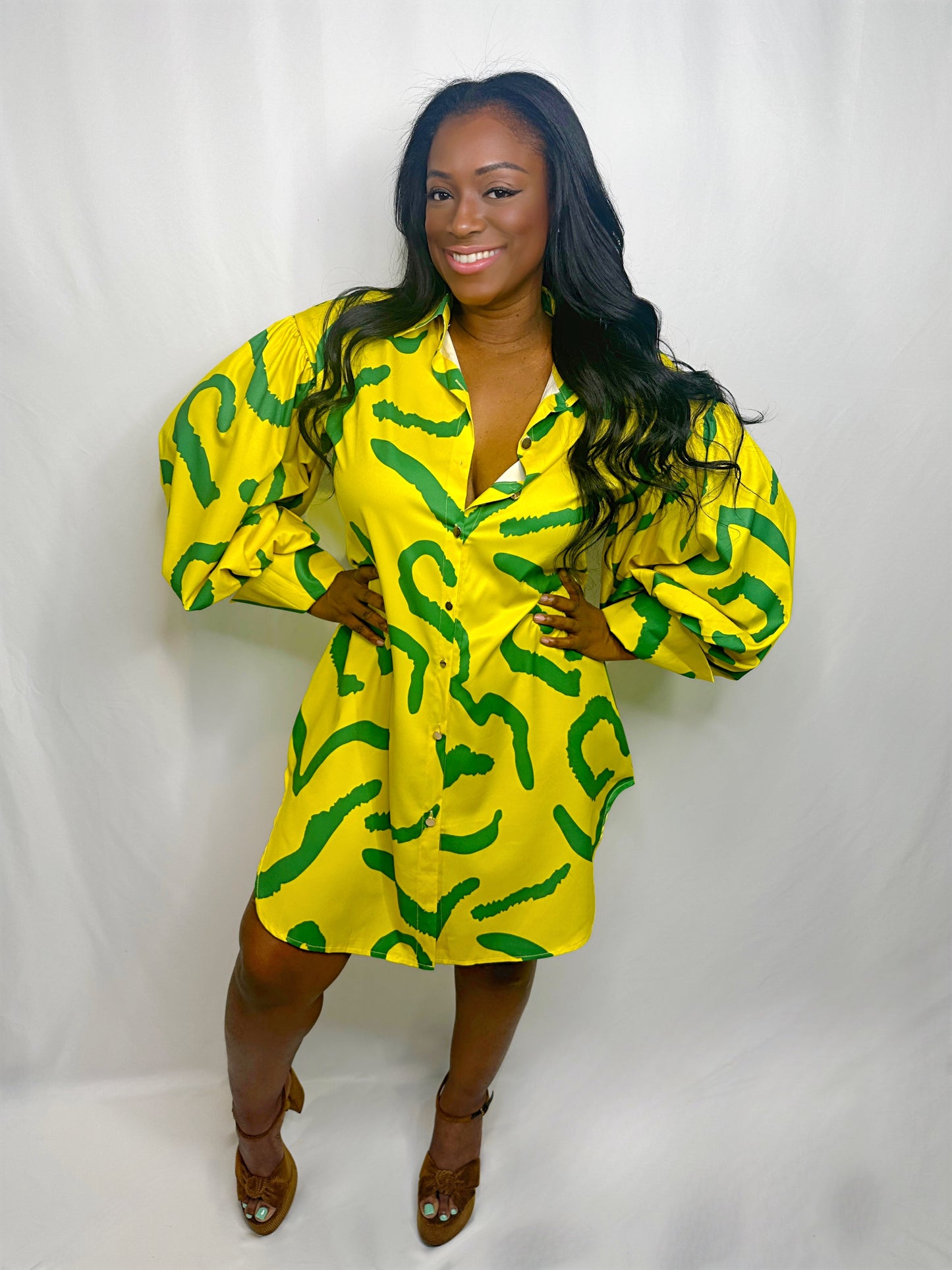 SUNSHINE BRIGHTENS MY LIFE | OVERSIZED DRESS