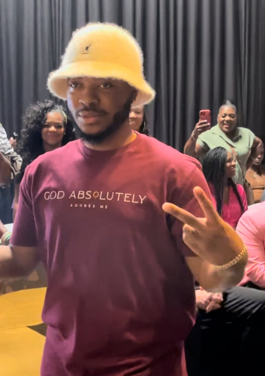 GOD'S FAVORITE | MAROON T-SHIRT